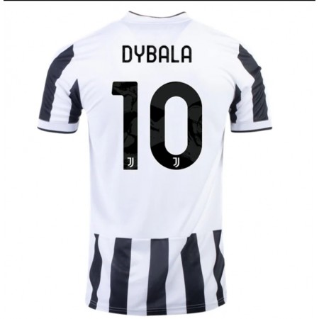 Billiga Fotbollströjor Juventus Paulo Dybala 10 Hemma tröja 2021/22 Kortärmad